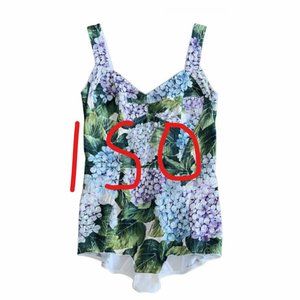 Dolce & Gabbana hydrangea bodysuit